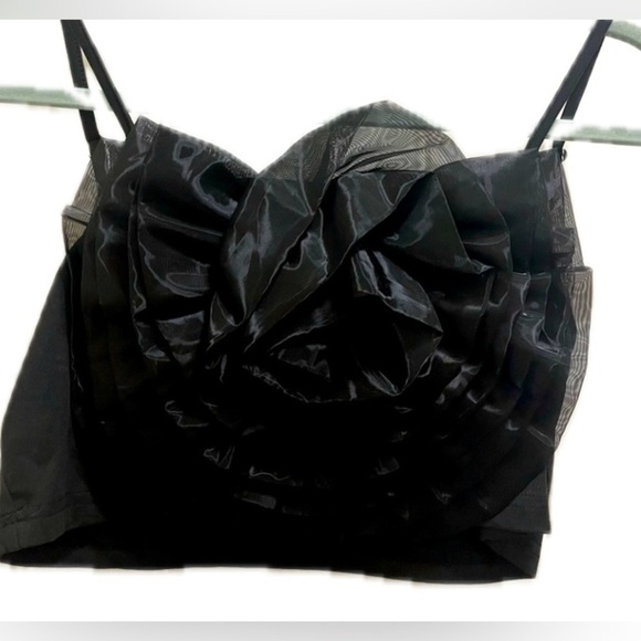 Shein Mod Women Summer Solid Black Spaghetti Strapped Cami - Picture 4 of 4